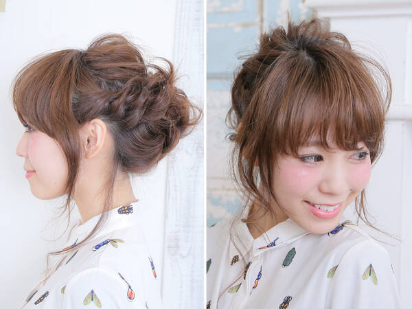 ロングヘアな 抜け感女子 を醸し出す 冬の簡単三つ編みヘアアレンジの作り方 18年1月11日 エキサイトニュース