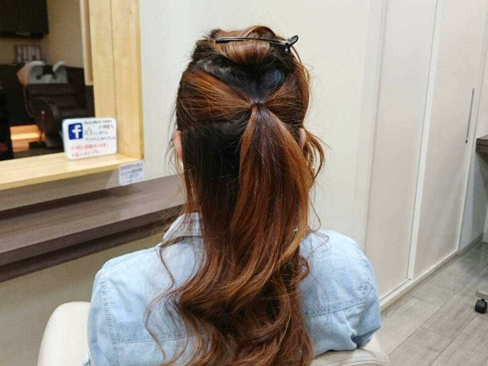 スペードポニーって知ってる 簡単にできるプリンセス風スペードポニーテールの作り方 17年8月10日 エキサイトニュース