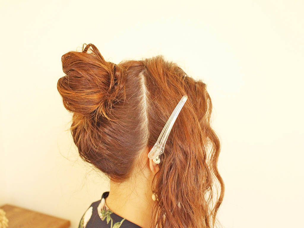 ふんわりお団子スタイルに三つ編みをプラスして大人かわいい抜群ヘアアレンジ 夏の浴衣にも 17年7月14日 エキサイトニュース