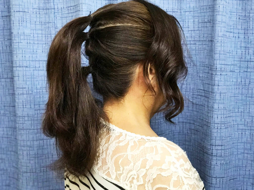 少ないピンでできるまとめ髪 浴衣にぴったりな3段ポニテから作る三つ編みアップスタイル 17年8月6日 エキサイトニュース