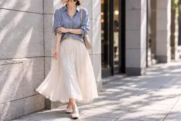 全部を秋服にしなくていい。まだ半袖も着たい9月に使える「季節ずらし」コーデ