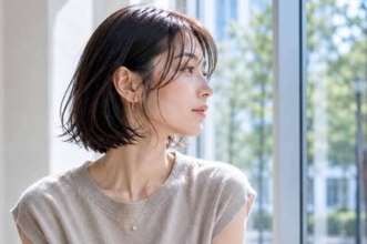 ボブは長さより“ライン”が大事。2026夏に差がつく３つのポイント