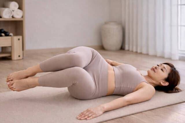 「なぜかウエストが太い…」を卒業。１日10回で腹筋×背筋を同時に整える簡単ピラティス