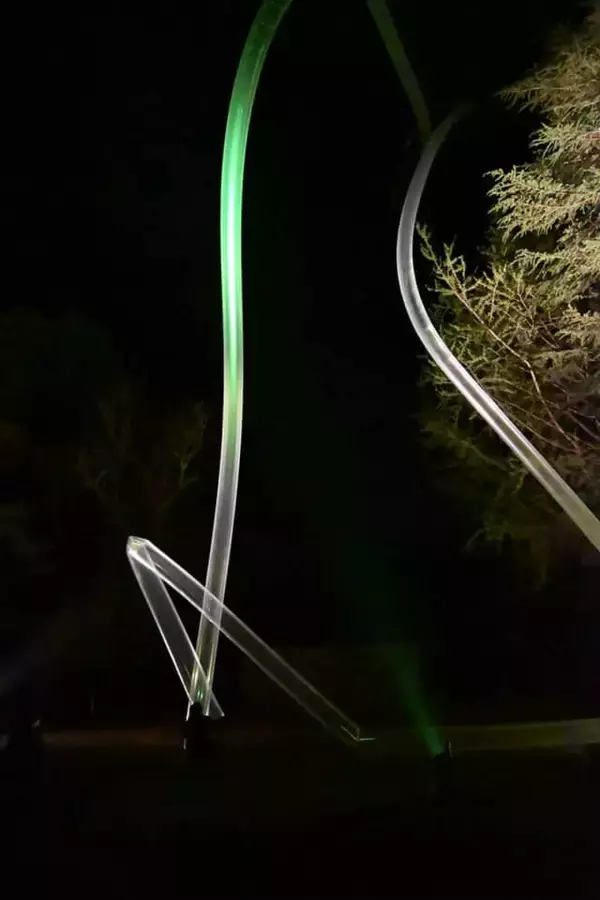 「夜の森で繰り広げる光とサウンドの神秘的なドラマ。【チームラボ 養老渓谷】が期間限定で開催中」の画像