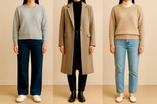おしゃれのつもりが“おば見え”…？今すぐやめたい『時代遅れな冬のデニムコーデ』３選