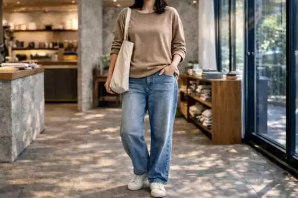 全身カジュアルvsきれいめMIX。おしゃれ見えする“大人の正解コーデバランス”