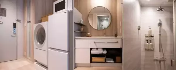 「全室に洗濯乾燥機と電子レンジを備え、大浴場も上質。【三井ガーデンホテル銀座築地】のほっとする東京ステイ」の画像