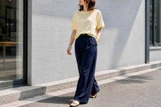 シンプルだからこそ差がつく。夏後半のコーデを洗練させる「シルエットバランス」の整え方３選
