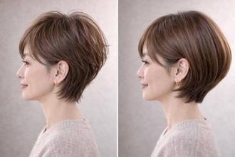 若見えするのはどっち？ショートヘア＆ショートボブの“重心バランス”の違い
