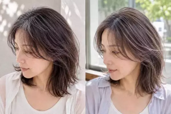 暗髪のままでもアカ抜けて見える？大人世代におすすめの“透明感ヘアカラー”３選