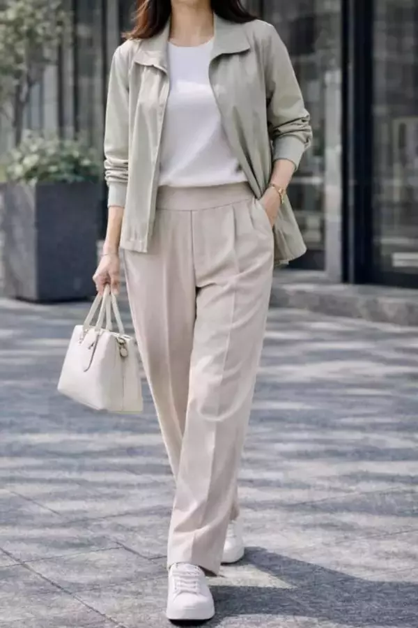 【40代・50代】若見えする人は“スニーカーばかり”に頼らない。春コーデの抜け感の作り方