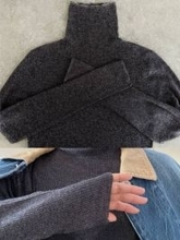 秋冬定番のタートルニットは”ラメ×シアー”で品格を底上げ【PLST】薄手とあたたかさも両立した上質感ある買いな1枚