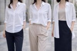 おしゃれのつもりが“おば見え”。今すぐ見直し“時代遅れ”になりやすい「春の白シャツコーデ」