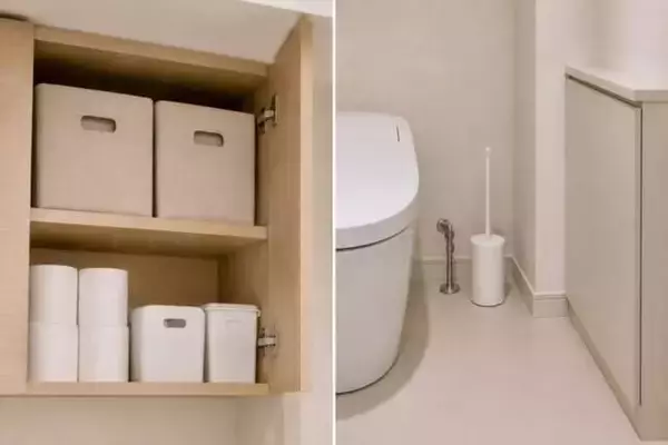 「なぜかトイレが雑然と見える…。収納で見直したい３つのポイント」の画像