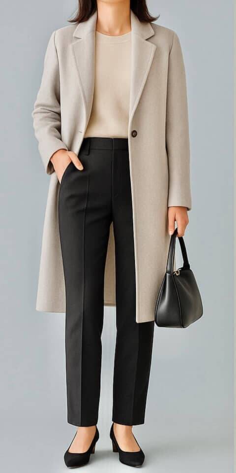 アウターを着ると太って見える…。40代からの「着痩せコーデ」は“シルエット設計”を意識