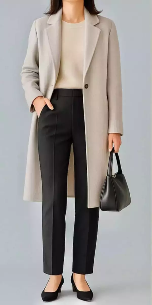 「アウターを着ると太って見える…。40代からの「着痩せコーデ」は“シルエット設計”を意識」の画像