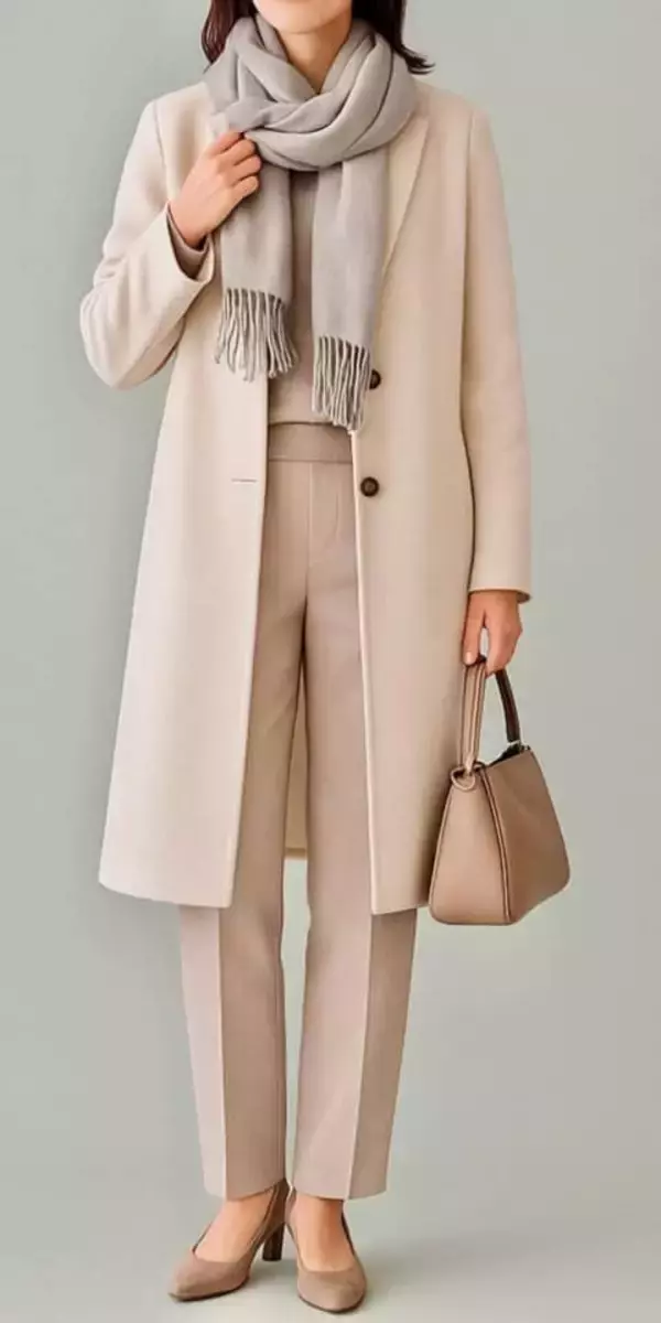 「アウターを着ると太って見える…。40代からの「着痩せコーデ」は“シルエット設計”を意識」の画像