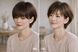 【40代・50代】前髪そのまま＝流行遅れ？ショートヘアを今っぽく見せる“目元まわり”更新ポイント