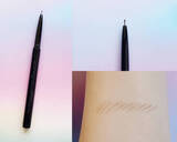 「大人っぽく目元印象をアプデ。KATE新作「極細眉×質感シャドウ×透けラメ」で楽しむ“透明感メイク”」の画像1