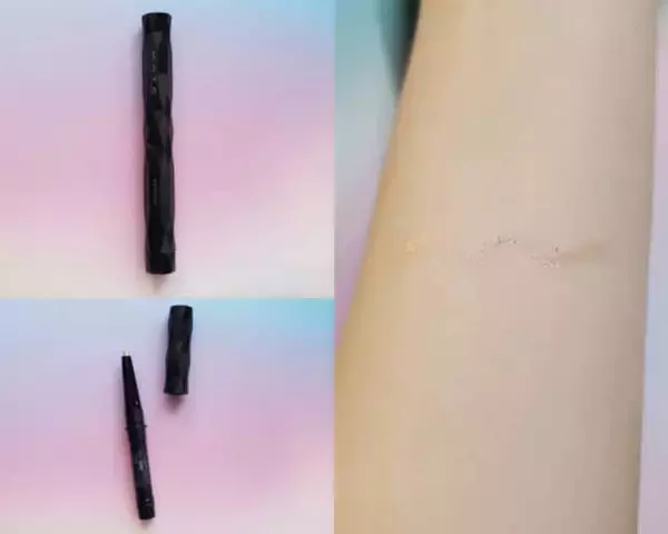 「大人っぽく目元印象をアプデ。KATE新作「極細眉×質感シャドウ×透けラメ」で楽しむ“透明感メイク”」の画像