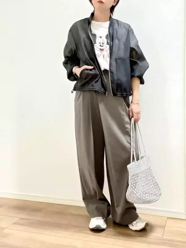 「イタ見え回避！大人世代が選ぶべき【GU】シアーブルゾンは“１枚でキマる”優秀アウター」の画像