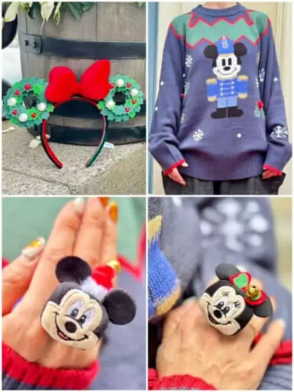 「【2024ディズニー・クリスマス】クリスマス感たっぷりな限定グッズ＆お土産に買いたいお菓子まとめ」の画像
