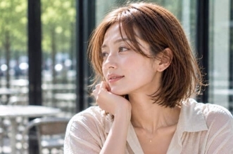 ボブは髪色で軽やかになる。2026夏、大人に似合う涼やかヘアカラー３選
