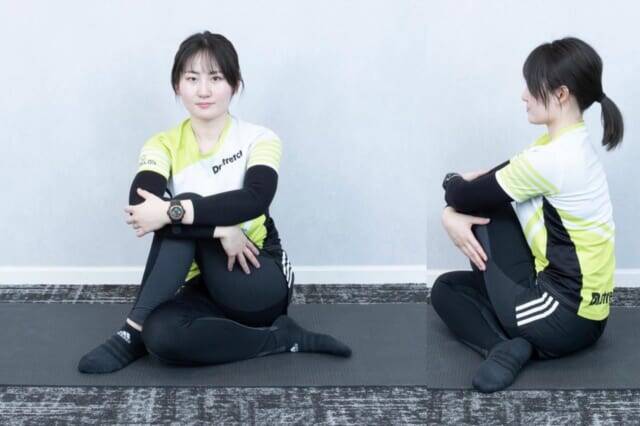 腰痛を改善する効果も。ほっそり下半身へ【大臀筋をゆるめる】簡単ストレッチ