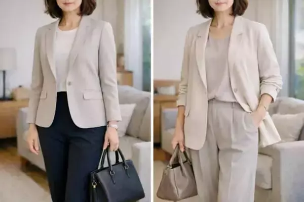 「きちんと感はあるけど今っぽくない…。40代・50代の「ジャケット一択」コーデ問題」の画像