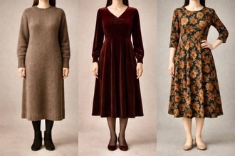 おしゃれのつもりが“おば見え”に？今すぐやめたい『時代遅れの冬のワンピース』３選