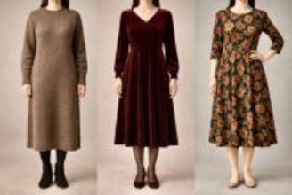 おしゃれのつもりが“おば見え”に？今すぐやめたい『時代遅れの冬のワンピース』３選