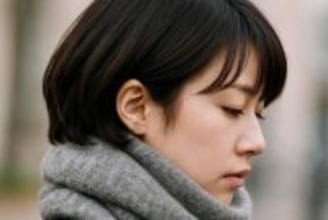 冬髪の重さを軽やかに。コート・マフラーに映える大人の“首元スッキリ”最旬ショートヘア