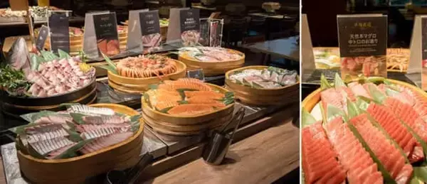 「カニ、エビ、マグロ、金目鯛も。【大江戸温泉物語Premium 白浜彩朝楽】で豪華すぎるバイキングを満喫」の画像