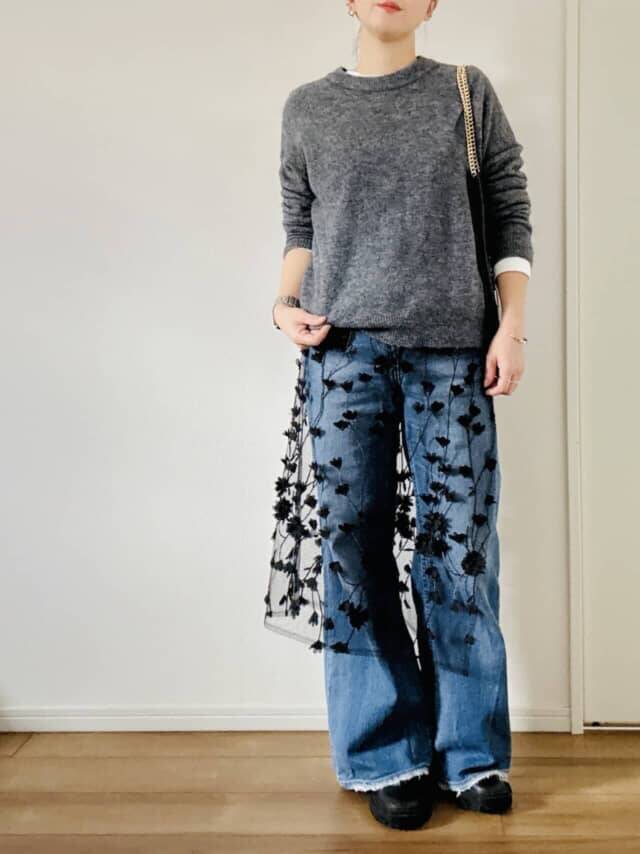 １枚で暖かく“重たく見えない”。【ユニクロ＆GU】40代の冬コーデ着膨れ対策に「白インナー」３選