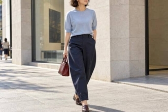 いつものトップスを新鮮に。10月の「バレルパンツ」大人の正解コーデ