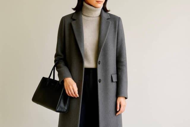 40代からの「モノトーン」は“明るめ配色”が鍵。重たく見せない上品アカ抜けコーデテク