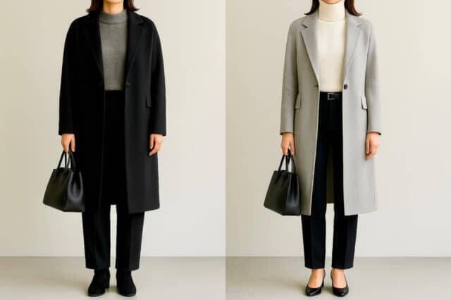 40代からの「モノトーン」は“明るめ配色”が鍵。重たく見せない上品アカ抜けコーデテク