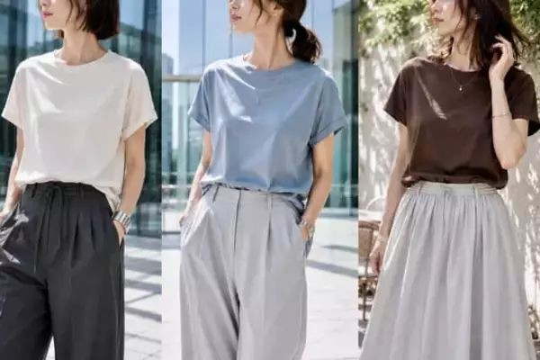 「おしゃれのつもりが“おば見え”。2026夏、時代遅れに見られやすい「Tシャツ」の共通点」の画像
