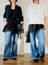 なんとなく地味見えしてない？40代の春コーデは“レース＆スカーフ”で一気に今っぽく更新