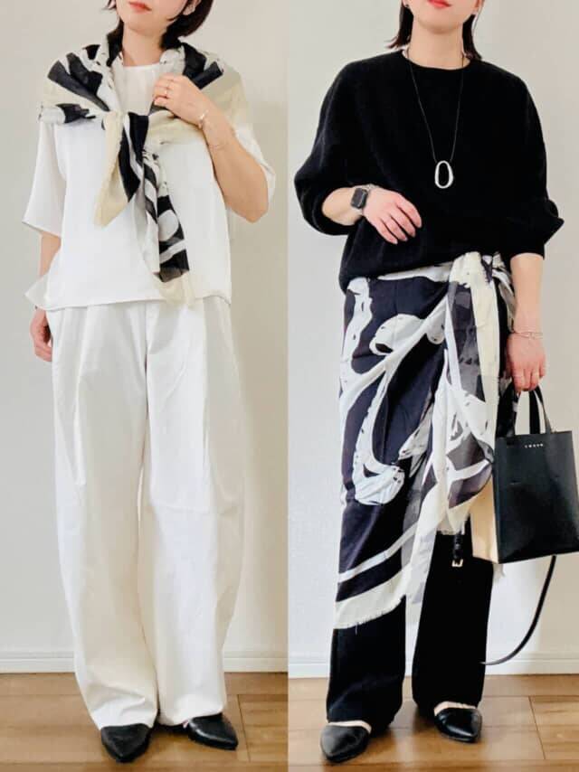 なんとなく地味見えしてない？40代の春コーデは“レース＆スカーフ”で一気に今っぽく更新