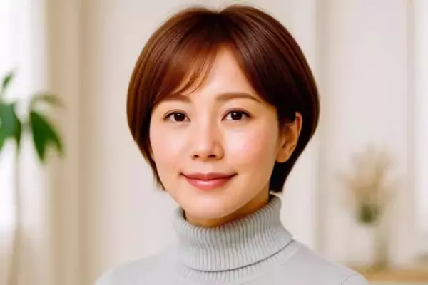 「アカ抜けの鍵は“首元のバランス感”。タートルネックに似合う【正解ショートヘア】の作り方」の画像