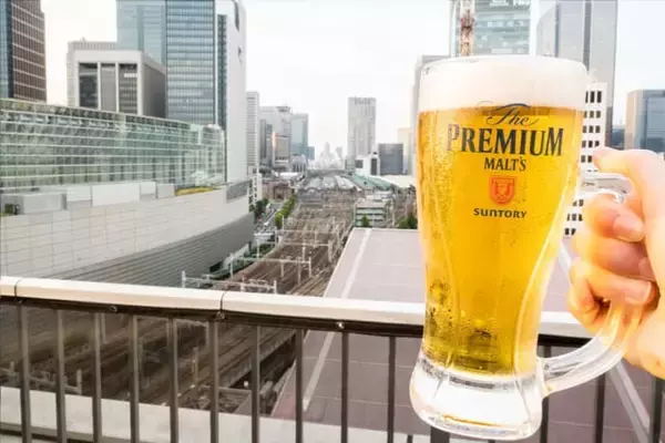 「地上40ｍからの夜景がロマンチック。暑い夏を満喫【東京會舘銀座スカイビアテラス】のビアガーデン」の画像