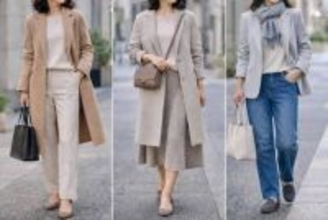 「なんか素敵」と言われる人はここが違う。40代・50代の２月後半コーデに効く配色ルール