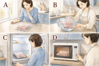 【生活雑学テスト】明日使う冷凍肉、どこで解凍する？意外と知らない“基本の方法”