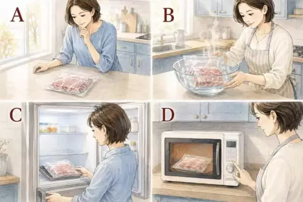 【生活雑学テスト】明日使う冷凍肉、どこで解凍する？意外と知らない“基本の方法”