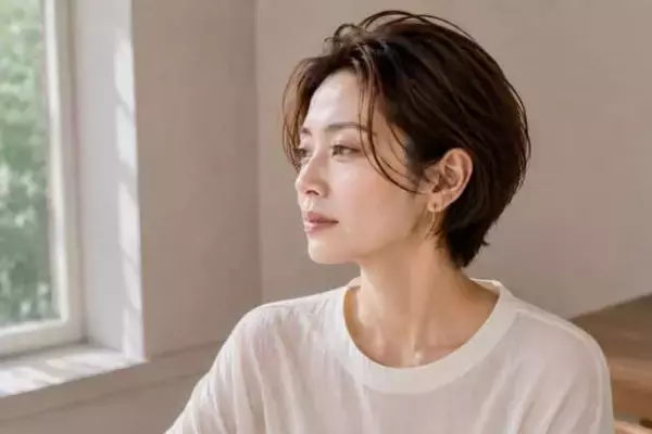 「前髪あり or 前髪なし、2026初夏に若見えする大人ショートヘアの正解」の画像