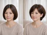 「トップが潰れて見える。40代・50代のボブ＆ショートヘアがおば見えするのは“分け目”が元凶」の画像2