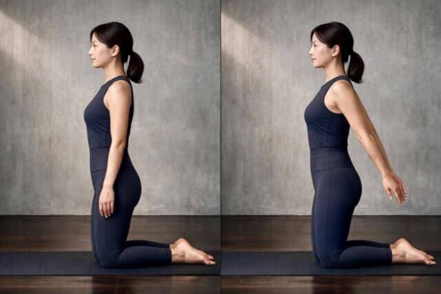 両腕を前後に振るだけ。１日１セット【二の腕・肩まわりのもたつきを解消する】簡単ピラティス習慣