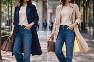 若見えする人は“重たいアウター”を選ばない。40代・50代「春コーデ」の印象が変わる理由