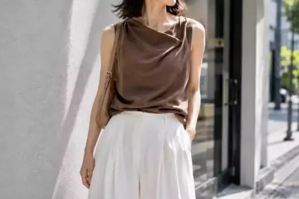 「少しの工夫で印象が変わる。シンプルな夏コーデだからこそ効く「メリハリ」のつくり方」の画像